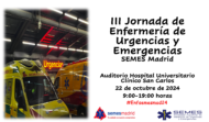 III Jornada de Enfermería de Urgencias y Emergencias