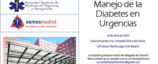 VII Jornada de Enfermería sobre Manejo de la Diabetes en Urgencias
