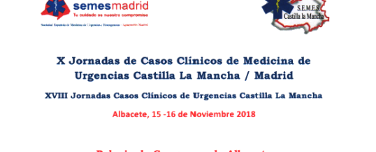 X Jornadas de Casos clinicos de Medicina de Urgencias Castilla La Mancha / Madrid