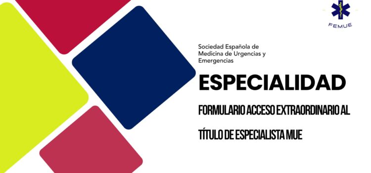 El Ministerio de Sanidad permitirá acceder al Título de Especialista en MUE a partir del 28 de marzo a aquellos que no presentaron su solicitud en tiempo y forma