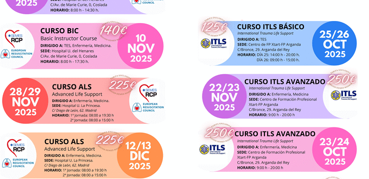 Fórmate en Emergencias con SEMES MADRID