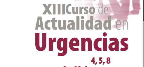 XIII CURSO DE ACTUALIDAD EN URGENCIAS – HOSPITAL U. CLINICO SAN CARLOS