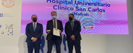 Premio BiC al Servicio de Urgencias del Hospital Clínico San Carlos de MAdrid
